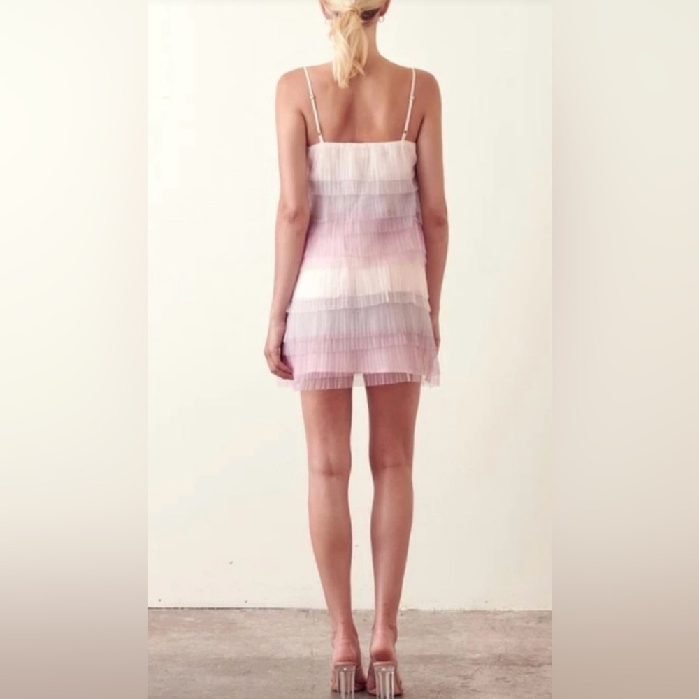 Storia Ruffle Tulle Dress Size Small - Picture 3 of 8